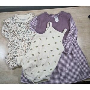 Toddler Girl Clothing Bundle 12-24M Dresses Outfit Set Cottagecore Floral